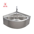 Stainless Steel Outdoor Pedestal or wallmount wash basin